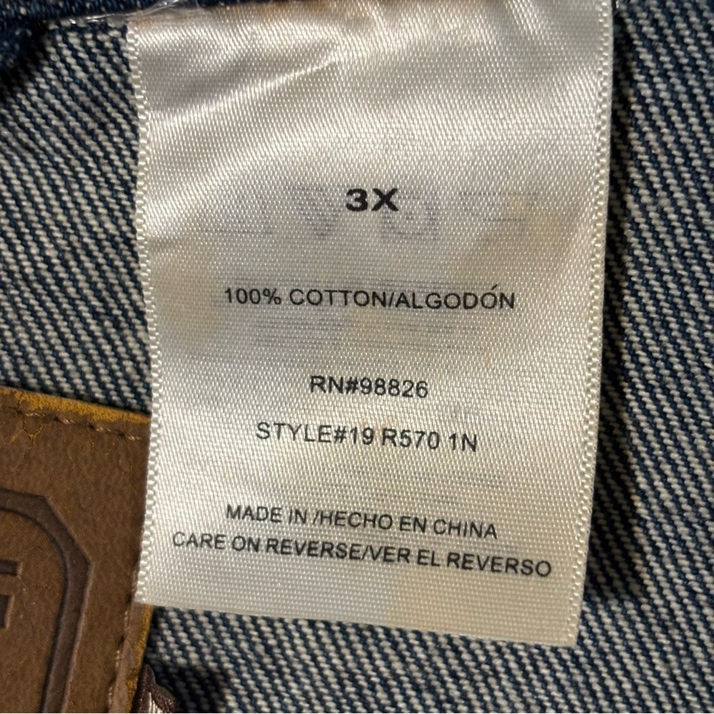 C.E.Schmidt Workwear Jean
Jacket Sz 3XL Denim
Trucker Blue Vintage Coat - Picture 8 of 8